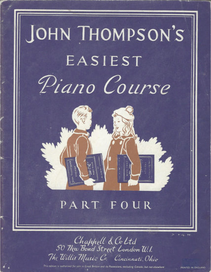 John Thompson`s Easiest Piano Course